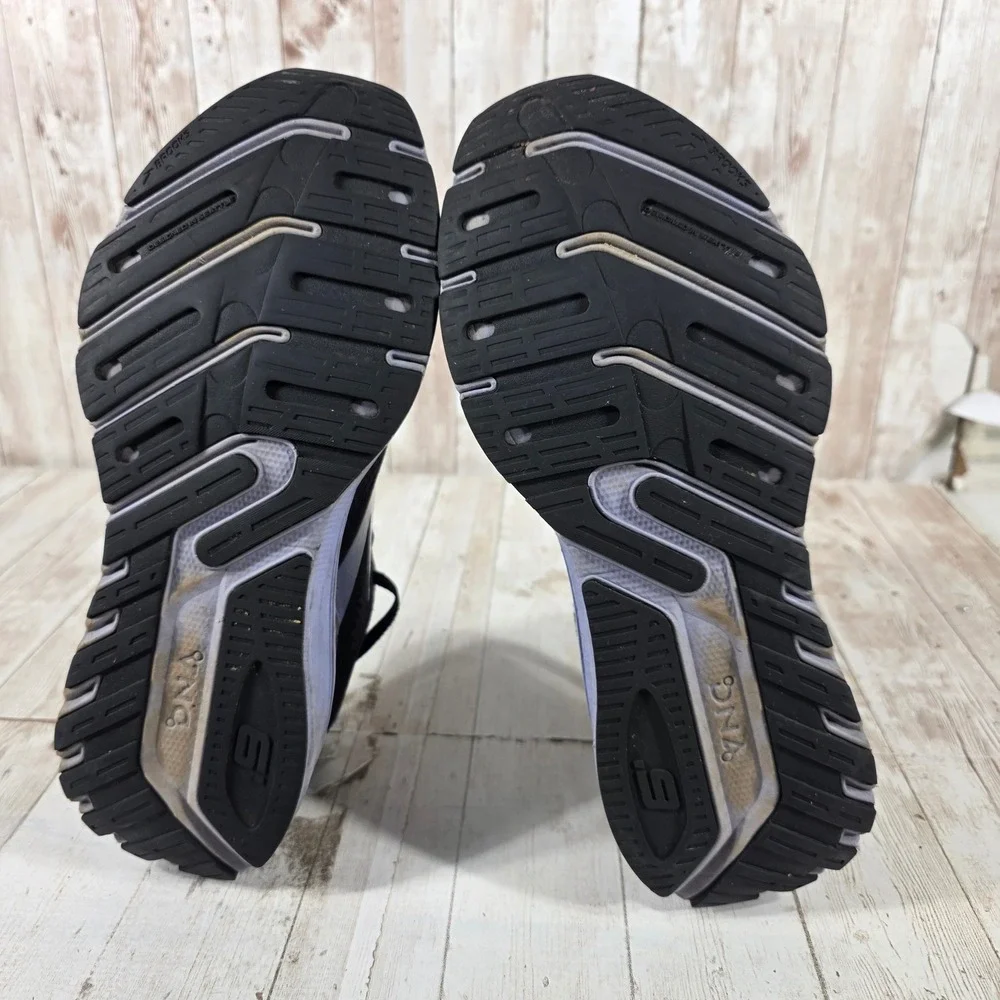 Brooks Launch GTS 9 Womens Running Shoes Black Purple 1203741B060 Size 9